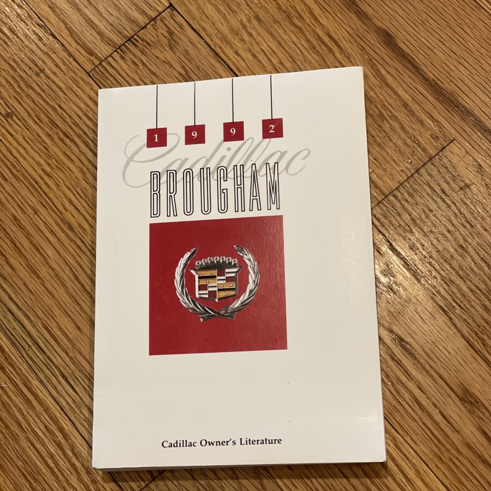 1992 Cadillac Brougham Book Owner's Literature Manual Car